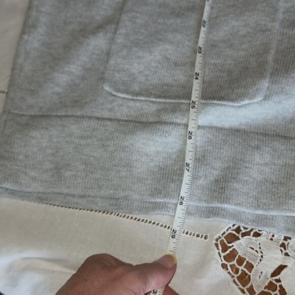 Chaps Grandpa Full Buttoned Collared Pocketed Long Sleeve Sz. L Sweater Cardigan - Picture 2 of 14